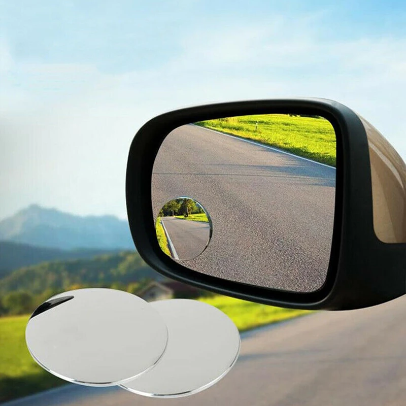 1 шт./2 шт. CarMirror маленькие круглые боковые Blindspot Зеркало заднего вида для парковки