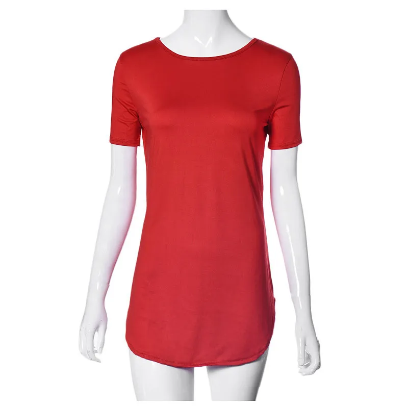 

#4 2021 summer dress Sexy Women Tops Short Sleeve Side Slit Casual T Shirt Party Mini Dress RD/M Daily