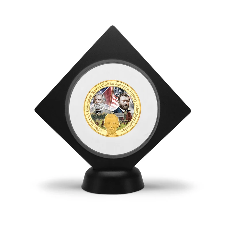 coin3 with holder WR американская военная война Золотой коллекционный набор монет военный сувенир монетница армейский вызов монеты медаль подарок пункт дропшиппинг - Цвет: coin3 with holder