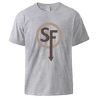 Мужские футболки с принтом Sally Face, смешные повседневные футболки из хлопка с коротким рукавом для весны и лета, 2021