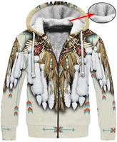 tessffel indian native thicker harajuku autumn winter coat pullover tracksuit 3dprint menwomen warm fleece jacket zip hoodie d6