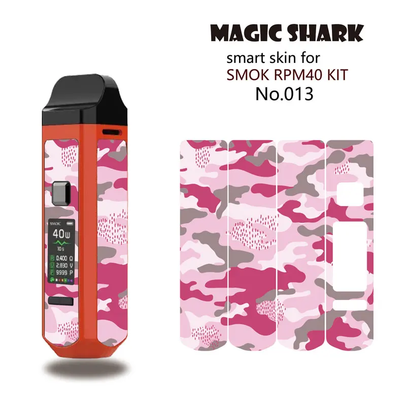 Ультратонкий ударопрочный чехол Magic Shark с черепом и листьями в стиле милитари