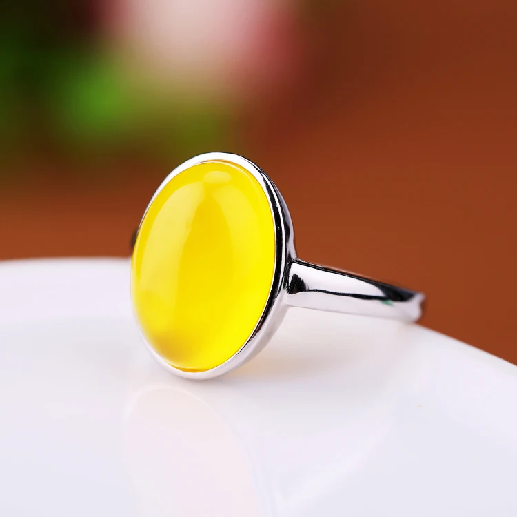 925 Sterling Silver Ring Setting Base Adjustable Ring Fit 7 8 9 10 mm Oval Glass Cabochons Platinum Color