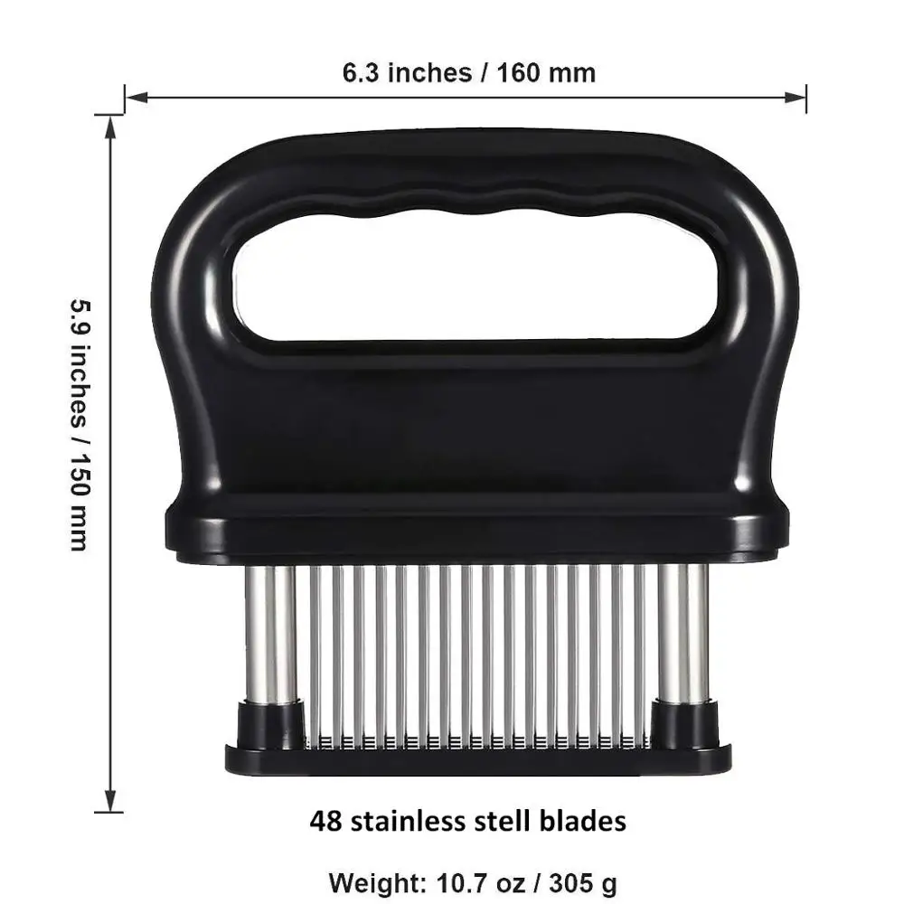 48-pin Tenderizer мяса с ручкой Tender игла для стейк кухонный инструмент Аксессуары