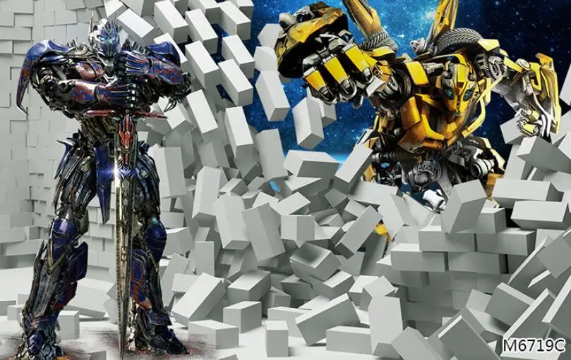 Пользовательские обои 3D креативная мультяшная тематическая роспись детская