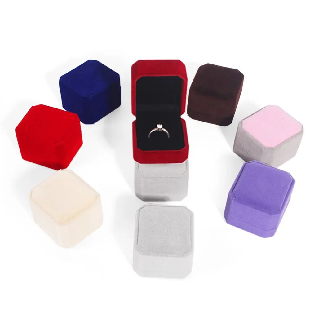 Складной чехол для обручального ожерелья серег вельветовый Держатель ювелирных