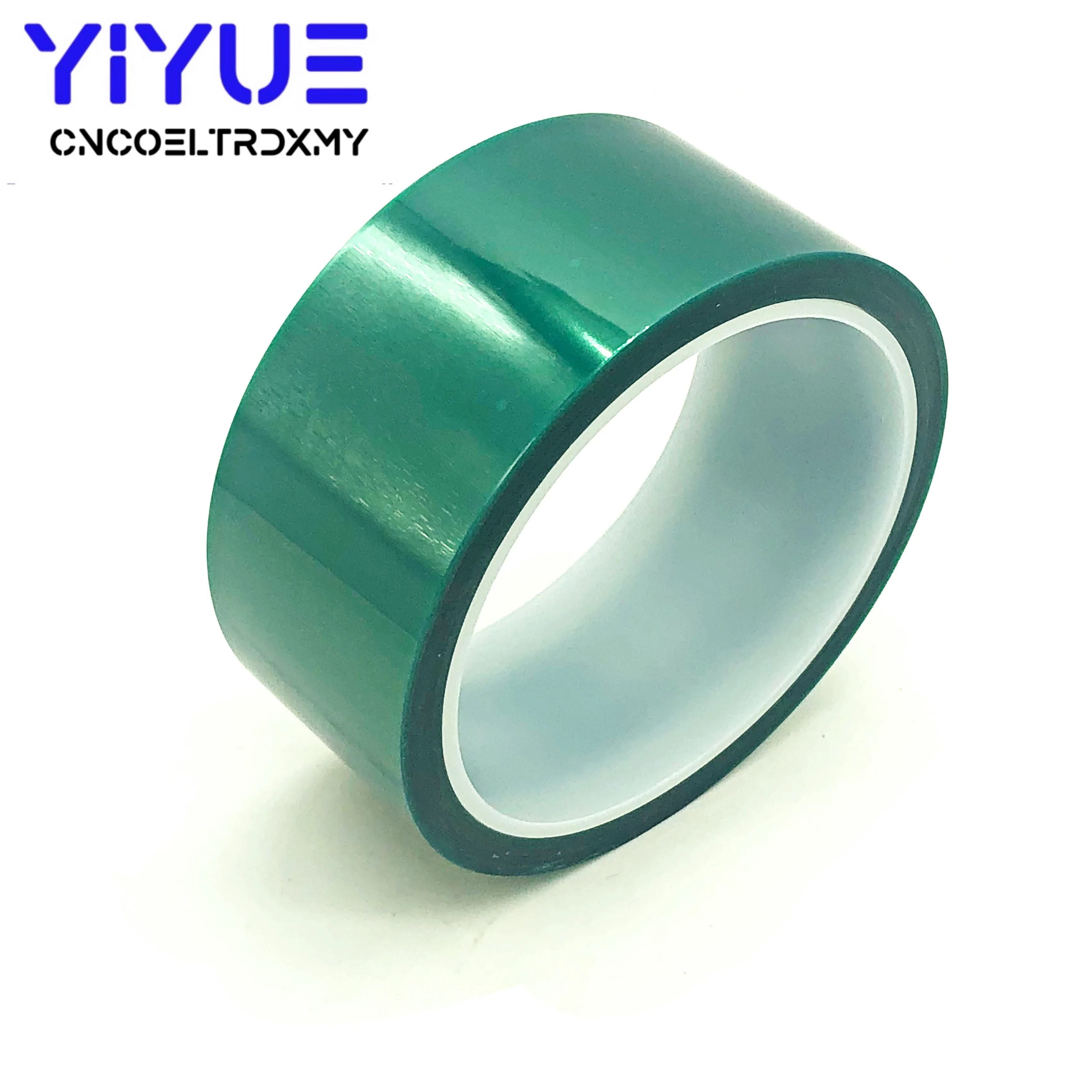 

33M x 50MM Green High Temperature Resistant Tape Polyimide PET Tape For Electric Task/grills/powder coating