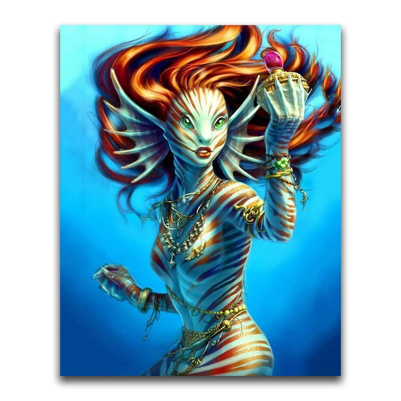 Алмазная 5d картина Набор цветных персонажей полноразмерная алмазная живопись