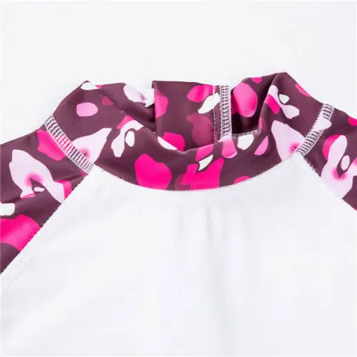 Новый брендовый Летний милый купальный костюм с длинными рукавами для маленьких