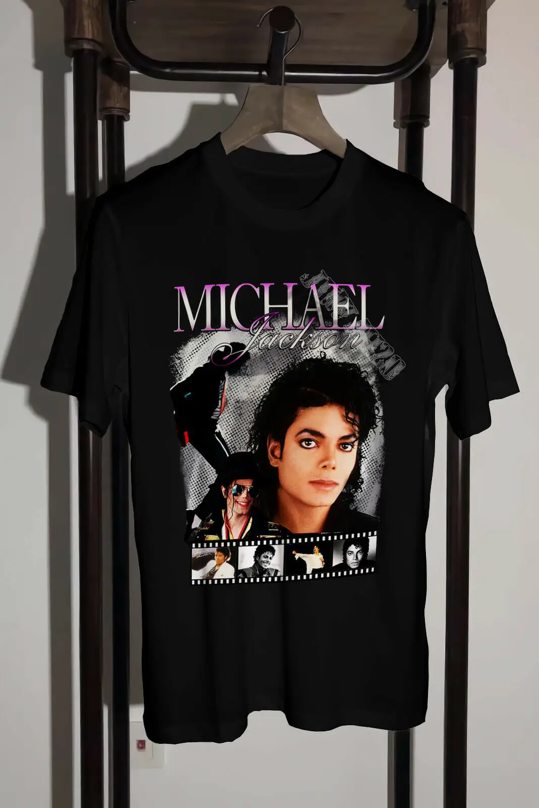 Майкл Футболка Джексон Homage Тройники одежда унисекс S XXXL|Мужские футболки| |