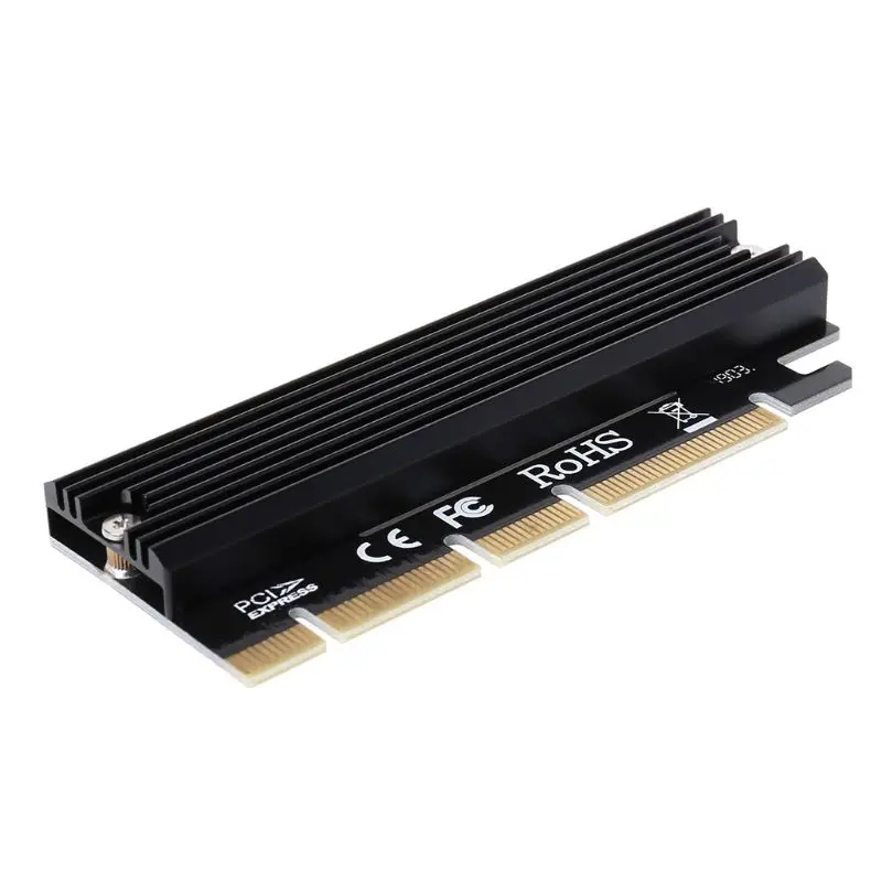 PCI Express 3 0x16 на базе PCIe NVMe и AHCI SSD адаптер карта с теплоотводом для M.2 (NGFF) Форм фактор