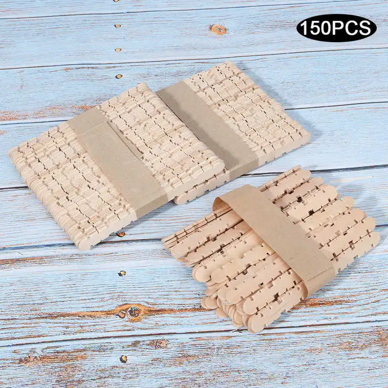 Палочки для мороженого палочки ручной работы деревянные картины домашнего