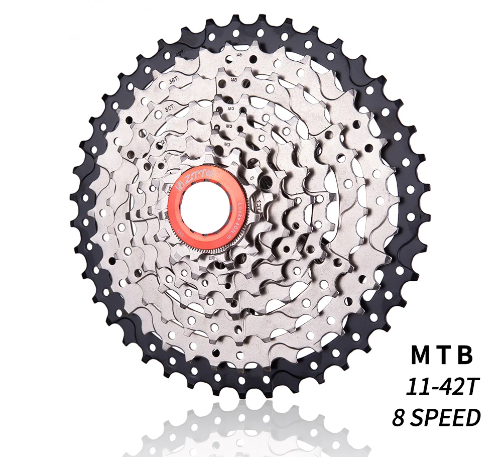 

Bicycle 8 Speed 11-42T Cassette Mountain Bike 8speed Steel 8s MTB 8v Freewheel Bicycle Parts For M410 M360 M310