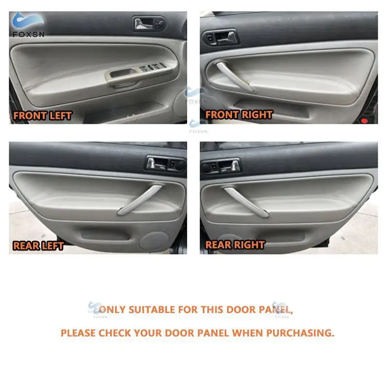 Для VW Passat B5 1998 1999 2000 2001 2002 2003 2004 2005 крышка подлокотника двери автомобиля из
