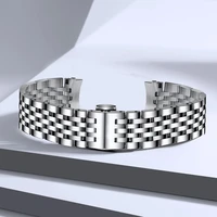 otmeng high quality stainless steel metal watch straps suitable for tissot 1853 t41bracelet 19mm watch bands accessories