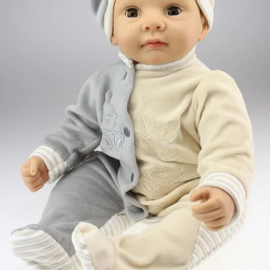 

Baby Dolls Cute Fashion Soft Silicon Simulation Baby Doll Winking Child Gifts Creative Speelgoed Meisjes Kids Toys DJ60WW