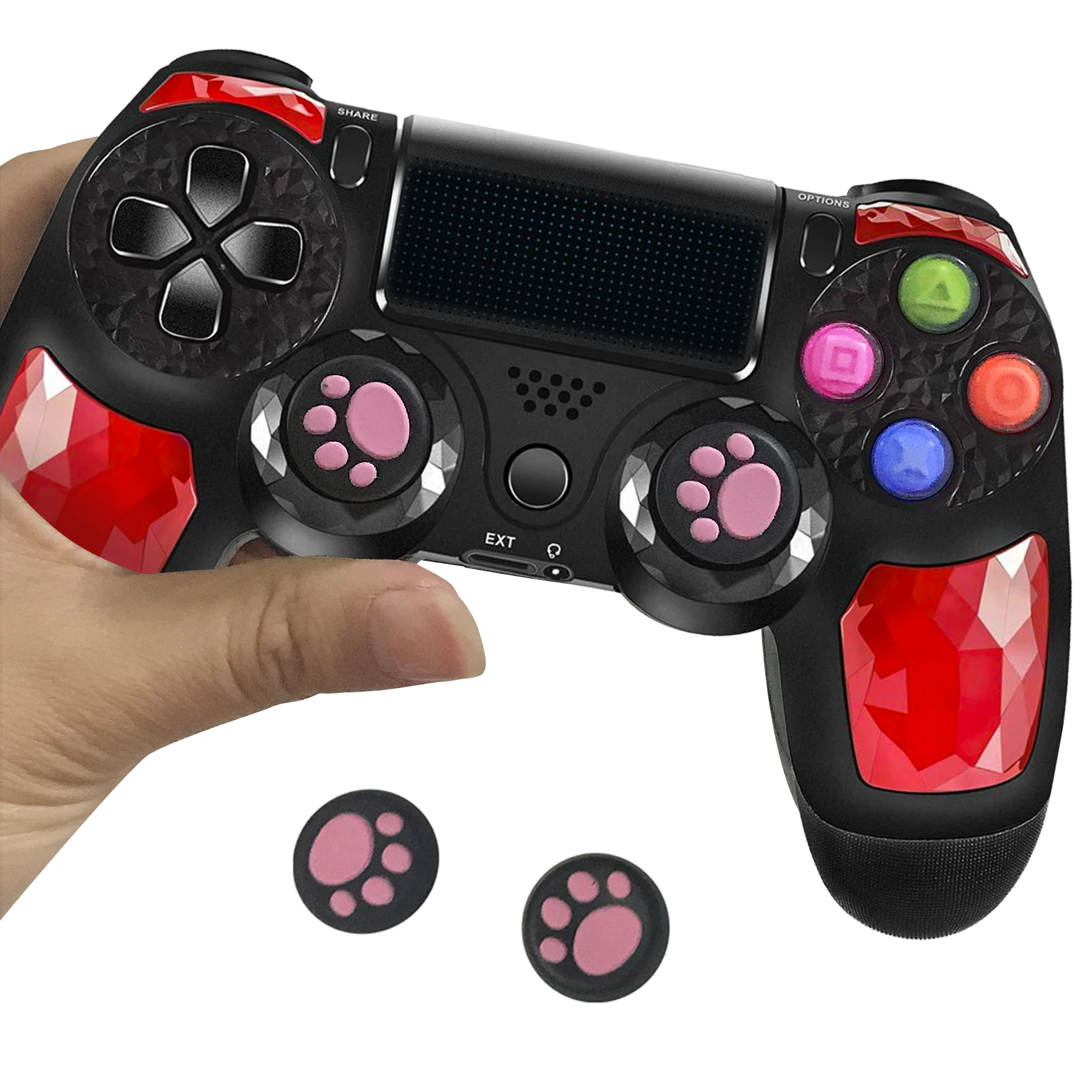 4 шт. колпачки для джойстика Sony PlayStation 4/ PS4 Slim Xbox One 360 Switch Pro|Запасные части| |
