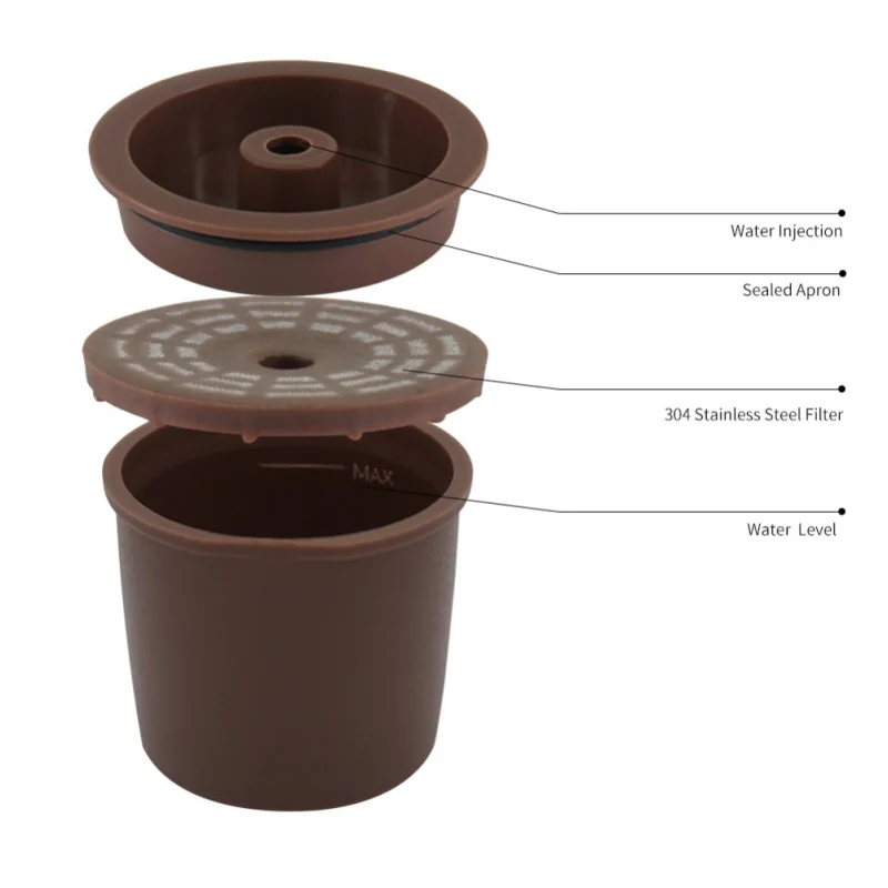 Кухонный многоразовый фильтр для кофе многоразовая капсула кофейная чашка