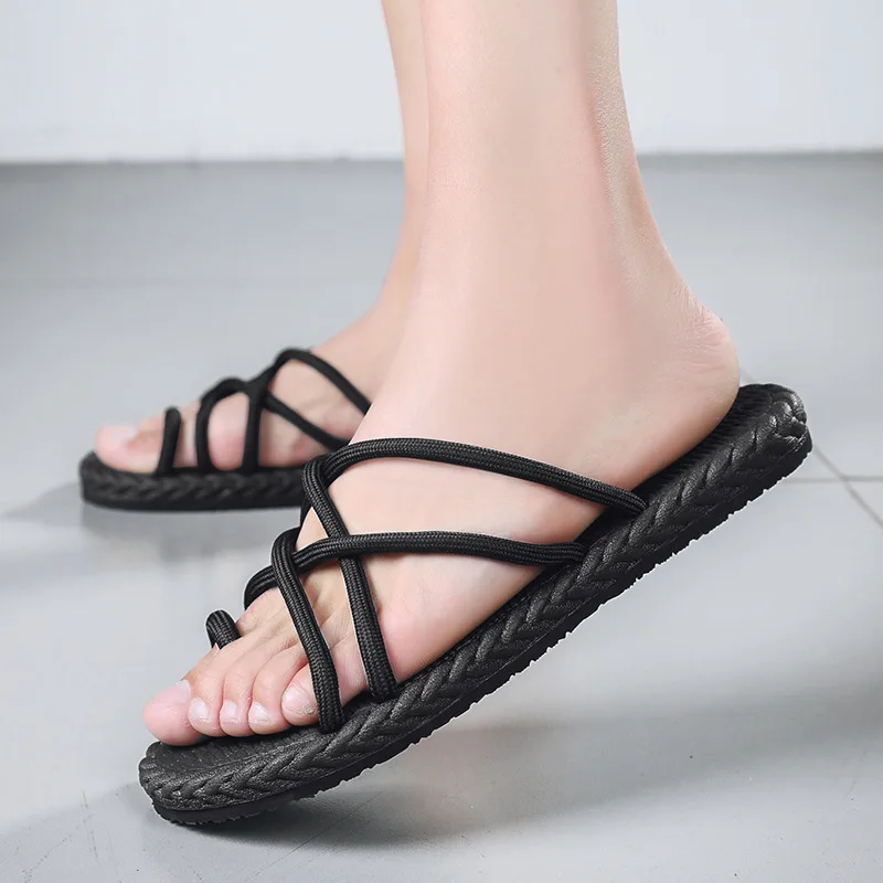 

2021 Summer New Men Sandals Non-slip Slippers Soft And Comfortable Fashion Mens Beach Shoes Lightweight