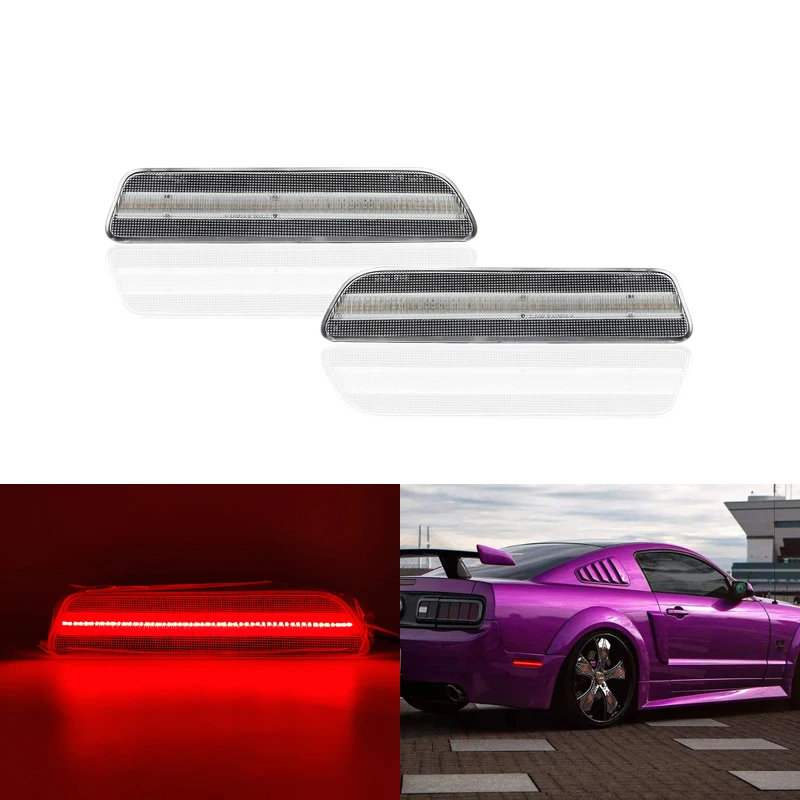 

Светодиодная задняя габаритная лампа указателя поворота, для Ford S197, Mustang 2005, 2006, 2007, 2008, 2009