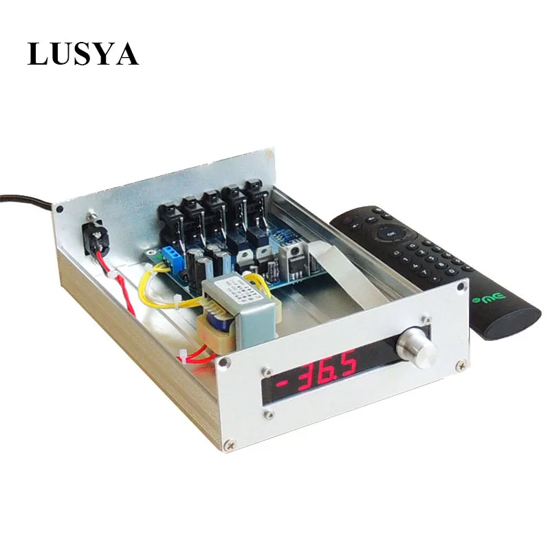 Предусилитель громкости Lusya HIFI 4 полосная плата Переключения источника звука