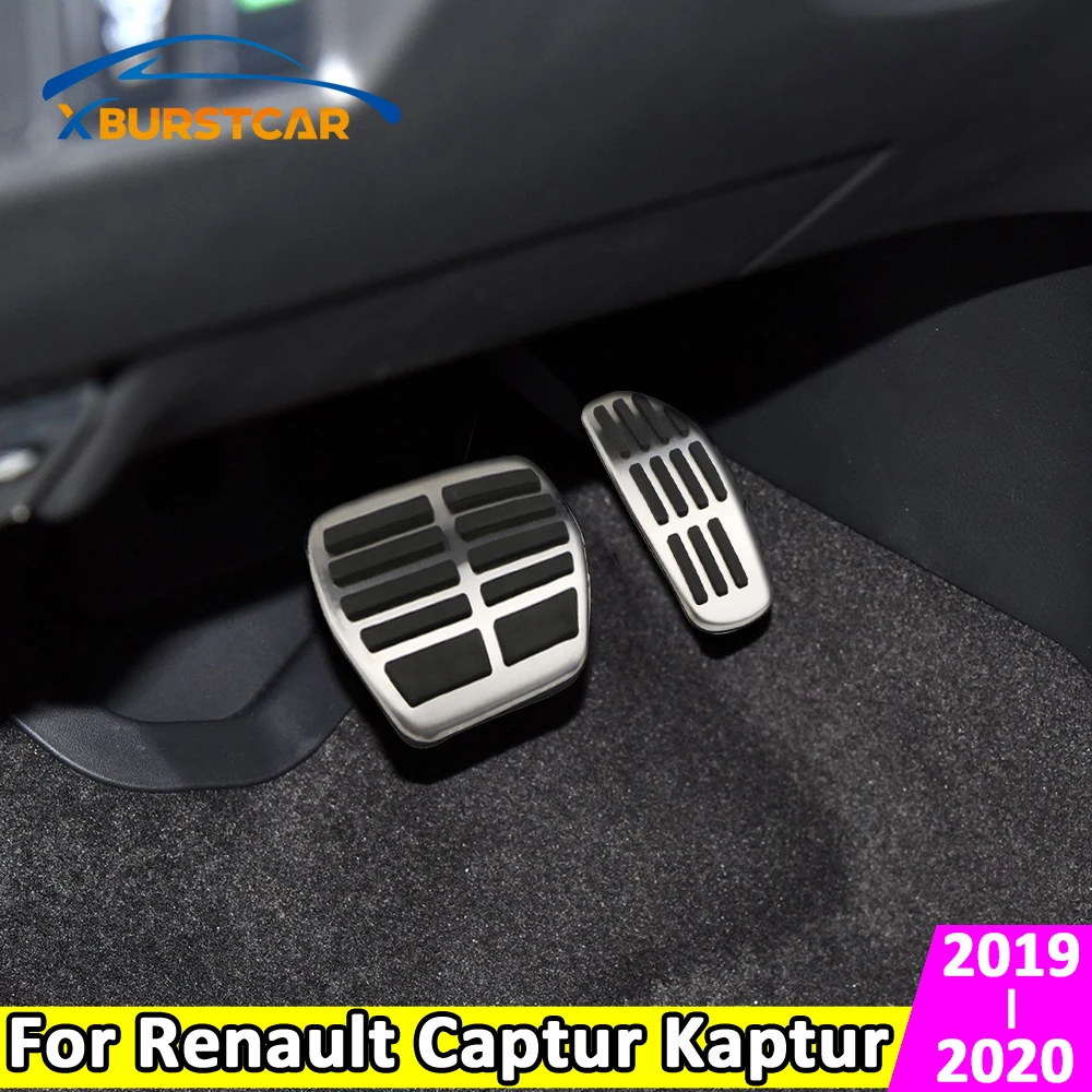 Xburstcar для Renault Captur Kaptur 2019 2020 AT MT коврик автомобильных педалей коврики газовые