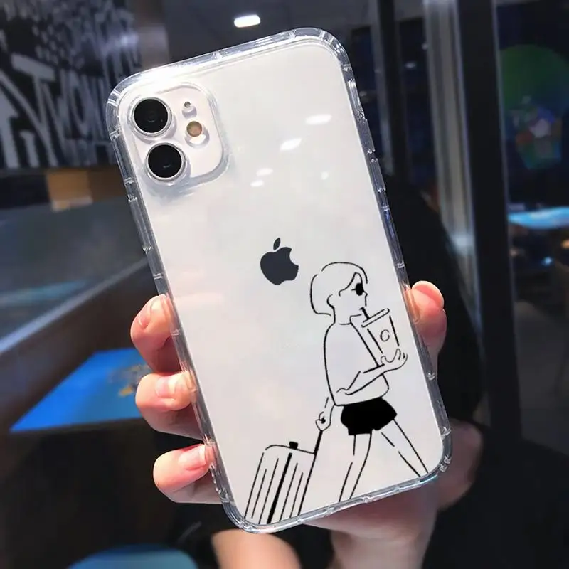 

2018 Killer Leon Phone Case Transparent for iPhone 11 12 mini pro XS MAX 8 7 6 6S Plus X 5S SE 2020 XR