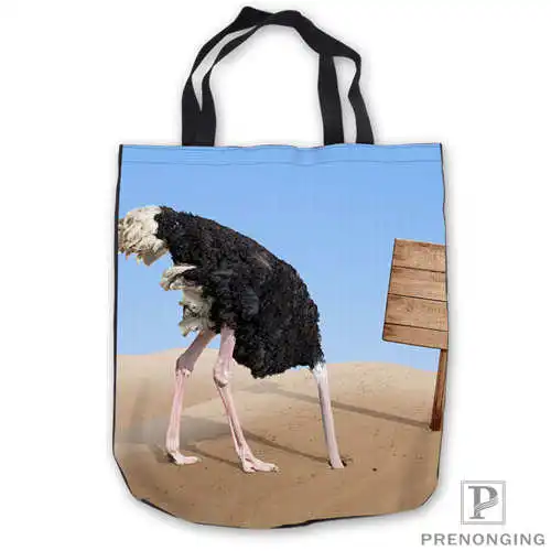 Пользовательские холст emu_bird_ostrich_animalsTote ручные сумки сумка для покупок