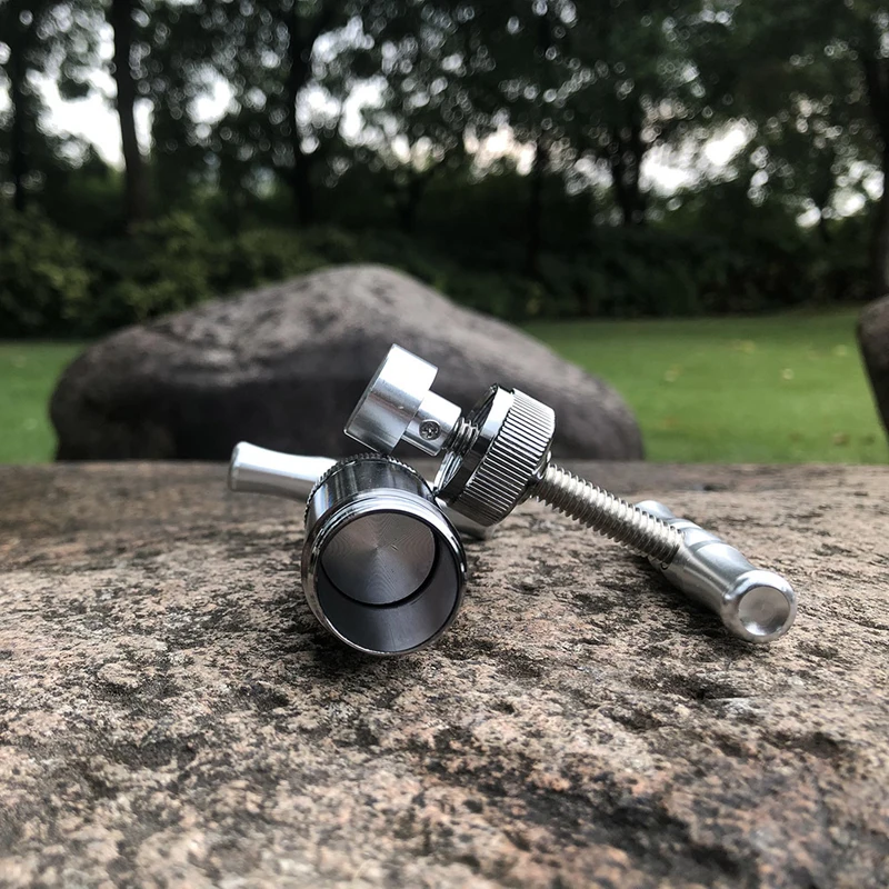 Металлический алюминиевый пресс для измельчения пыльцы с прессом или