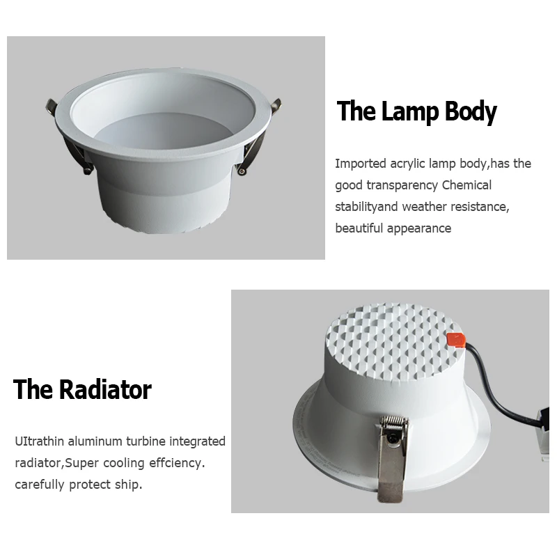 

LED Downlight 5W Dimming 5W 9W 24W Recessed Round LED Ceiling Lamp AC 220V 240V Indoor Lighting Warm White Cold White for Room