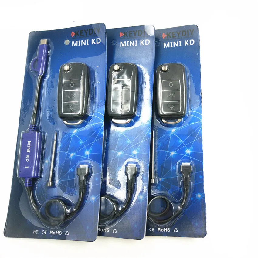 (1 комплект) KEYDIY Mini KD пульты дистанционного управления генератором ключей