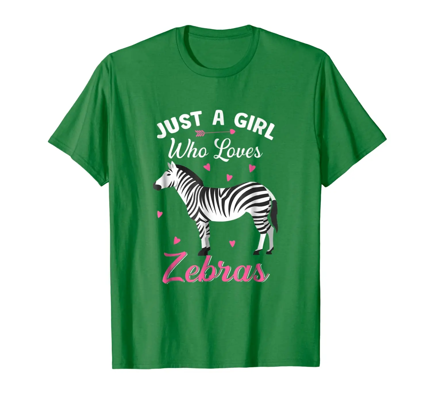 

Just A Girl Who Loves Zebras T-Shirt