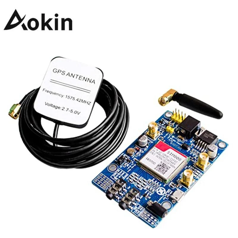 Модуль SIM808 макетная плата с GSM GPRS GPS IPX SMA GPS-антенной для Raspberry Pi Поддержка 2G 3G 4G