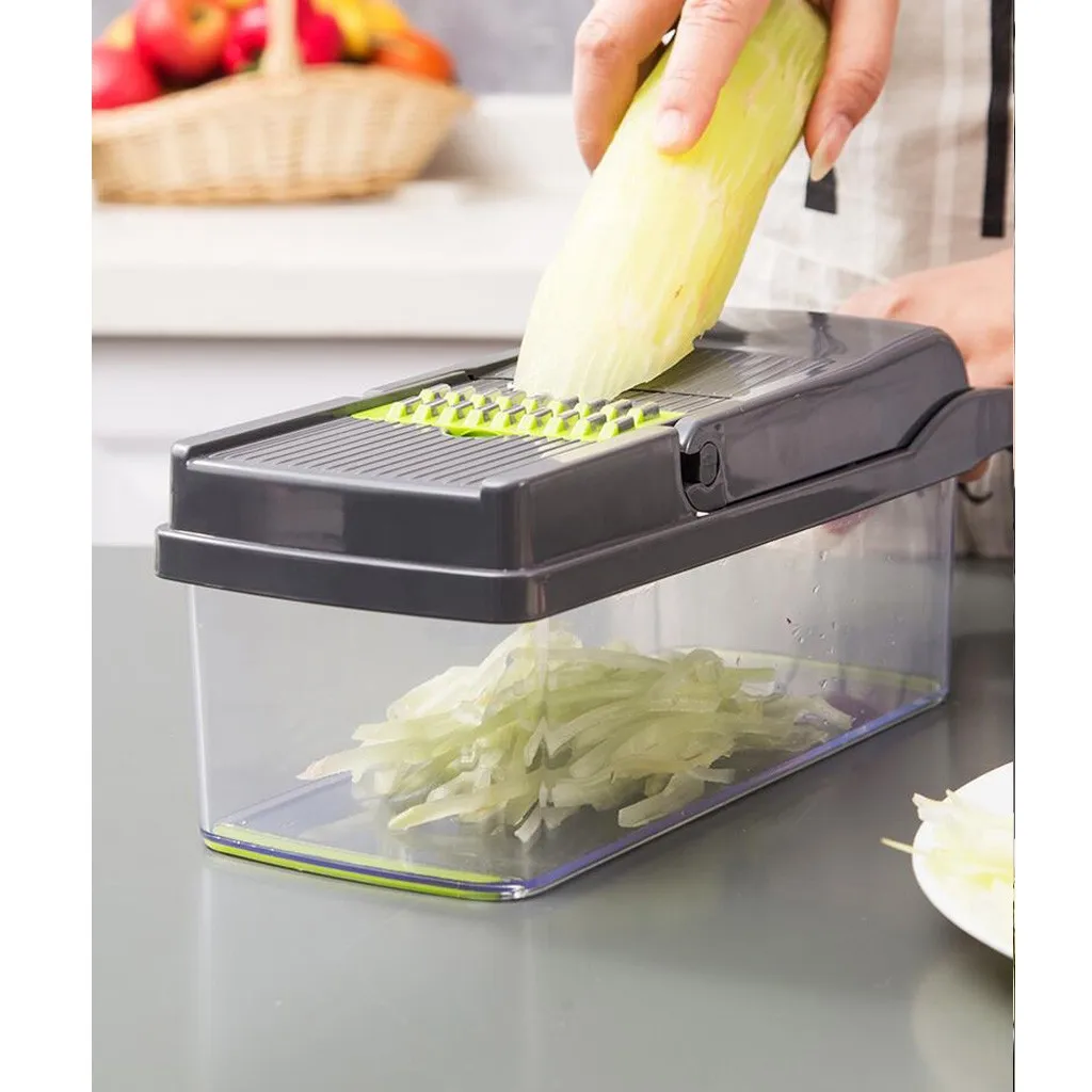 

Upgrade Multifunction Vegetable Cutter Kitchen Gadgets Garlic Press Steel Blade Potato Peeler Carrot Grater Kitchen Accessories
