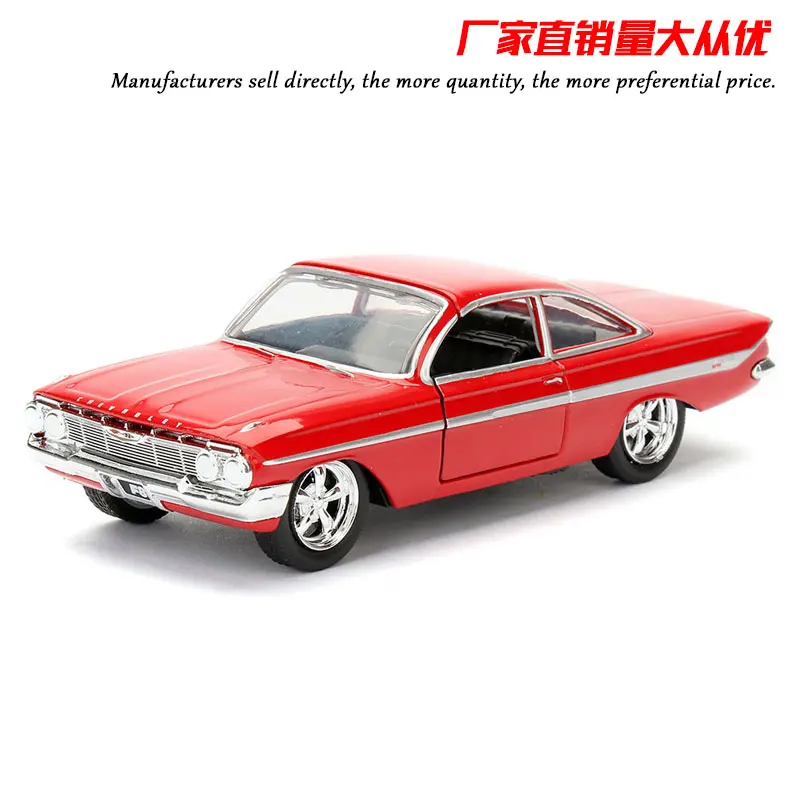 JADA 1/32 масштабная модель автомобиля игрушки 1961 CHEVY IMPALA литая металлическая модель автомобиля игрушка для подарка/детей/коллекции
