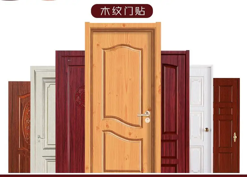 Самоклеящаяся наклейка на дверь деревянная в спальню старый декоративный шкаф