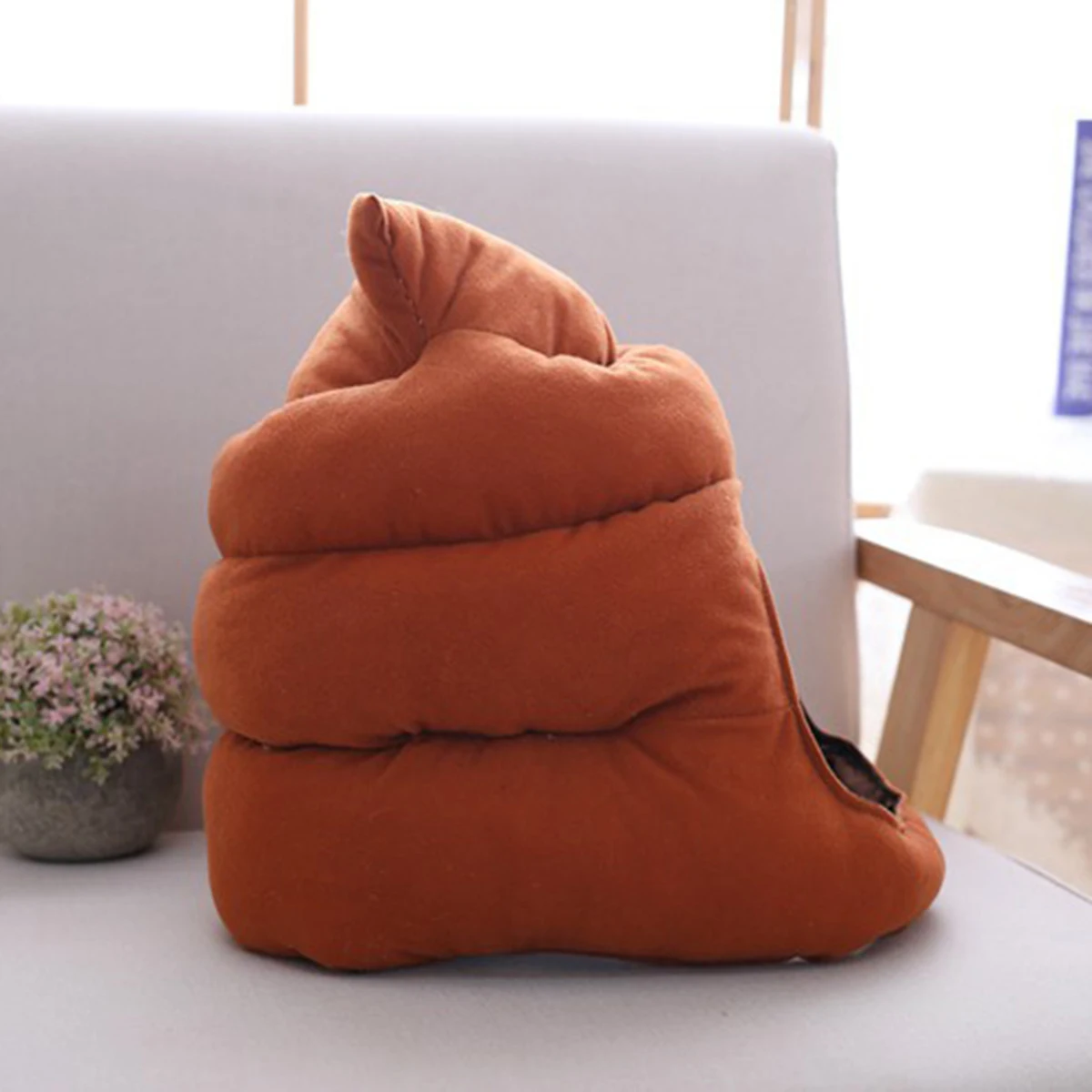 В форме какашки шляпа фото костюм реквизит Плюшевые игрушки искусственные