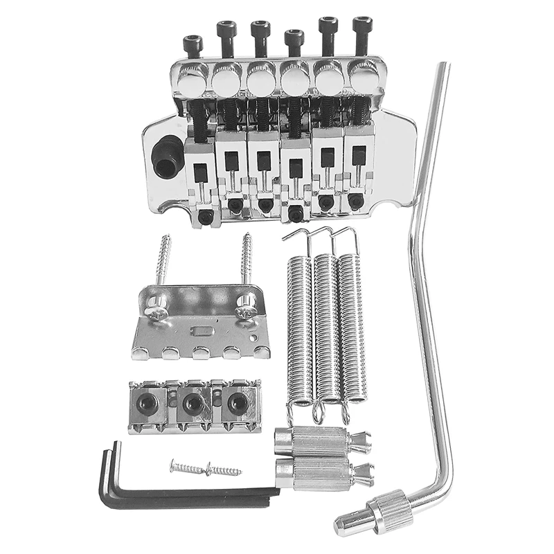 

Двойная Запорная система Tremolo Bridge Tremolo для электрогитары, запорная заглушка для моста Vibrato для замены ST-гитары