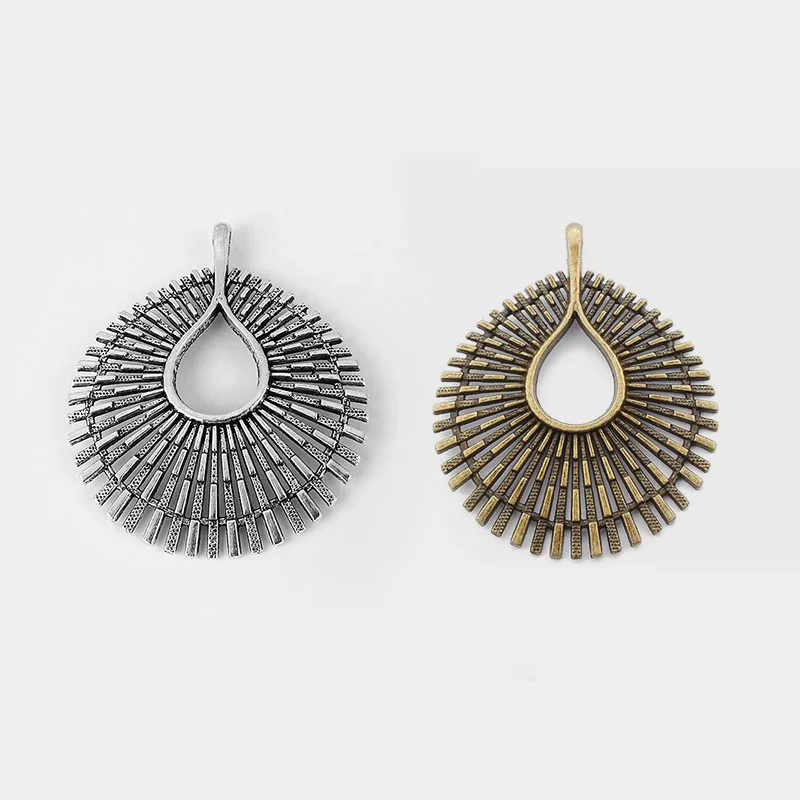 2 шт. Разноцветные Подвески подвижные круглые открытые бусины богемный цветок