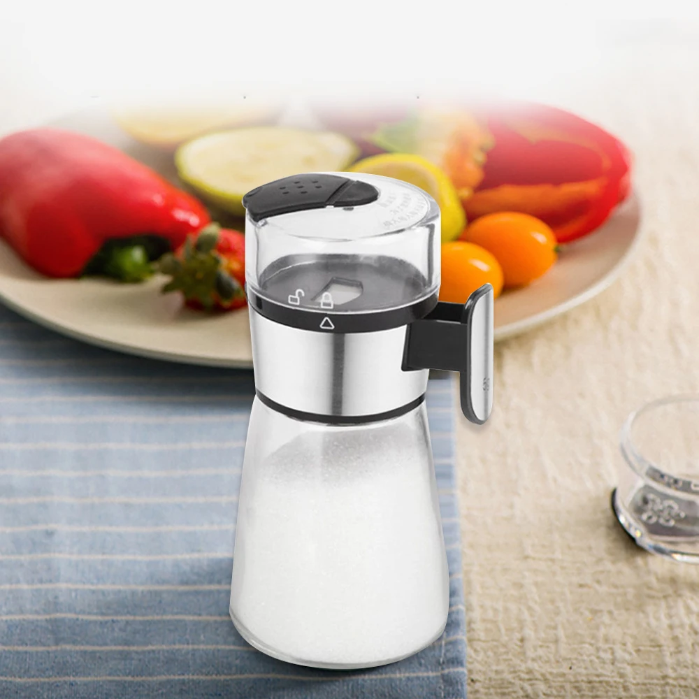 

High Quality And Durable Flip Control Salt Cruet Measurable And Controllable Creative Spice Bottles Moisture-proof And Dustproof