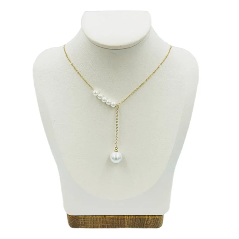 Популярное женское жемчужное ожерелье простая Мода Лидер продаж модные ожерелья