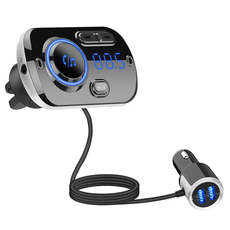 Fm-передатчик JaJaBor FM модулятор беспроводной A2DP MP3 AUX аудио музыкальный