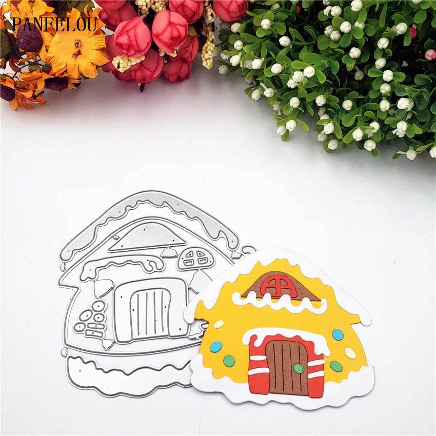 9 6x10 4 см пасхальное happy Новый год Снежный дом резчик углеродистой стали