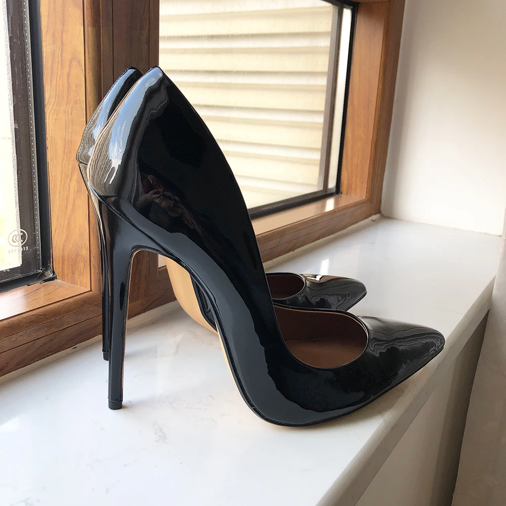 Tikicup Unisex Shoes Size 48 Extreme High Heels 14cm Pointed Toe Sexy Thin Heel Stilettos Fetish SM Cross Dresser Gay Homosexual | Обувь