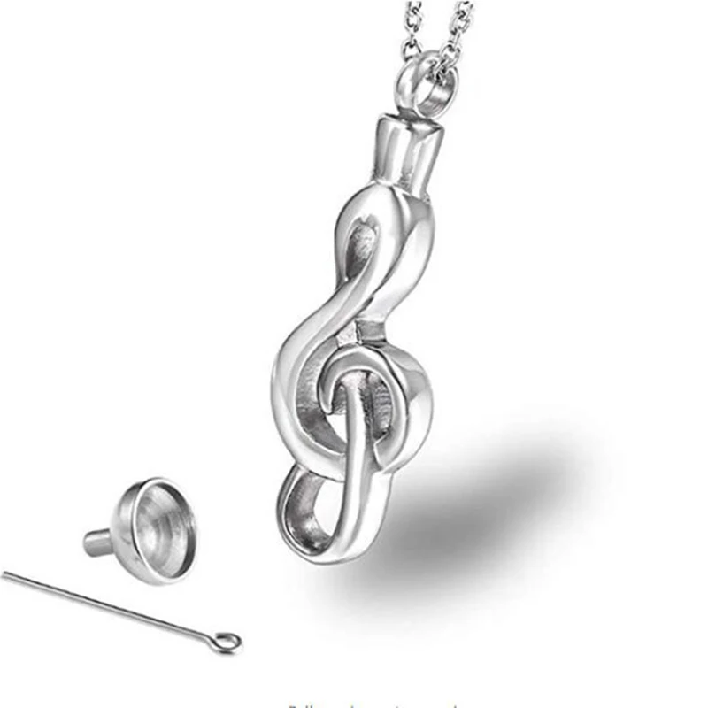 Урна для кремации бижутерия водонепроницаемая музыкальная нотка памятные