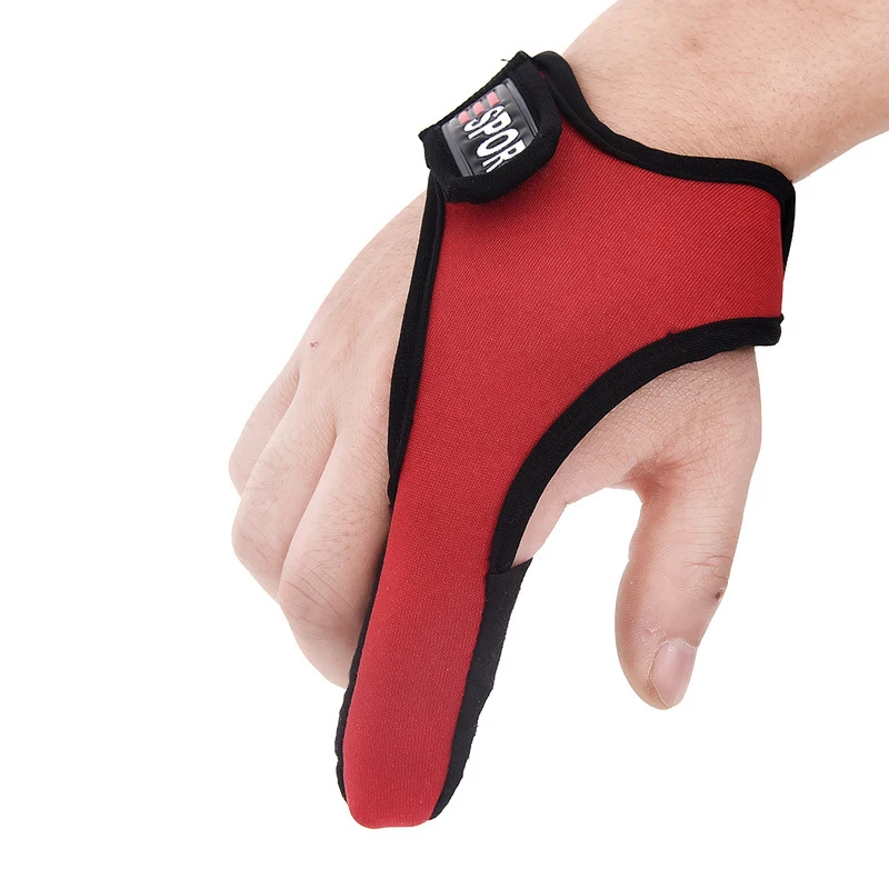 Fishermen Single Finger Protector Fishing Gloves Anti Slip Outdoor Breathable Elastic Protector Gloves for Lure Fishing