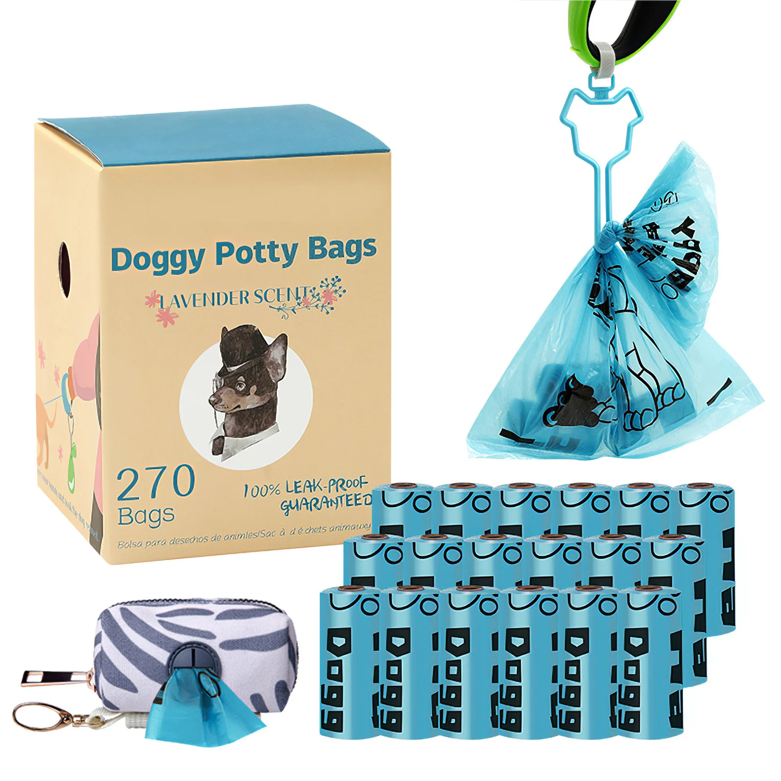 

18 Рулонов щенок Палочки вверх прочное качество сумка Портативный корма мешком для мусора на открытом воздухе мешки для мусора мешок собака ...