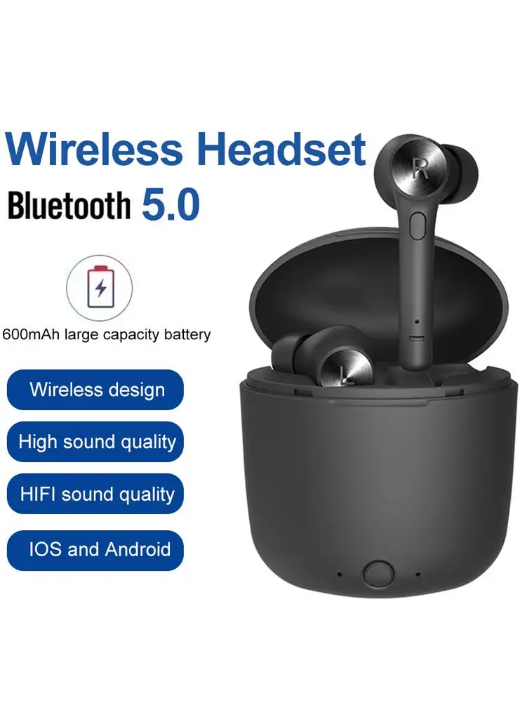 Оригинальные Bluedio Hi наушники беспроводные Bluetooth 5,0 наушники туры беспроводные стерео наушники с зарядным устройством Встроенный микрофон