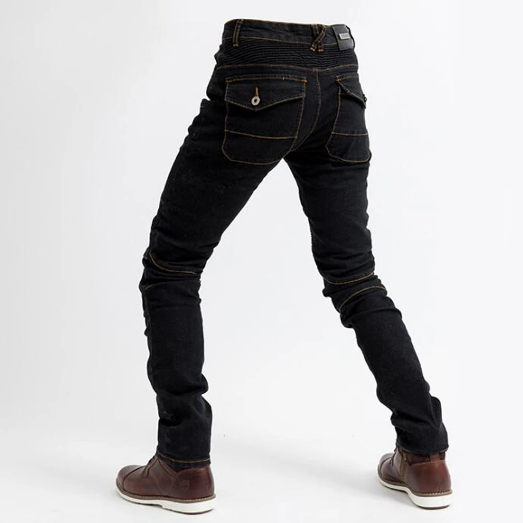 Мужские мотоциклетные джинсы для езды мотоциклистов бронированные гоночные