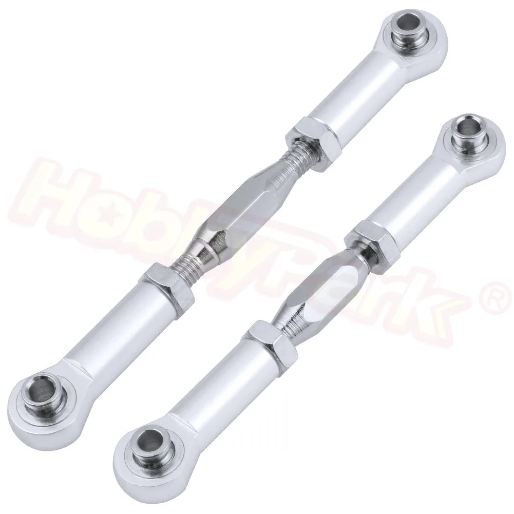 10Pairs HSP 1/10 Upgrade Parts 106017 106617 Front Rear Servo Link Aluminum Steering Linkage For RC Car Buggy Warhead 94106 | Игрушки и